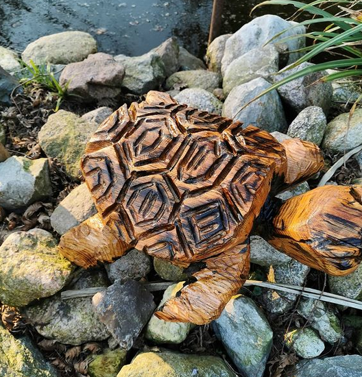 Schildkröte Holz – Bild 2