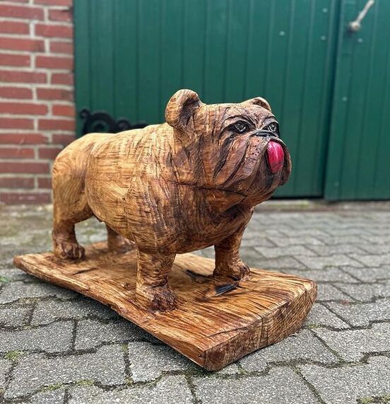 Hunde Skulptur (kleine Hunde) – Bild 3
