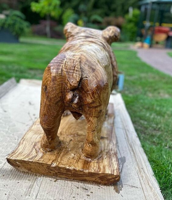 Hunde Skulptur (kleine Hunde) – Bild 6