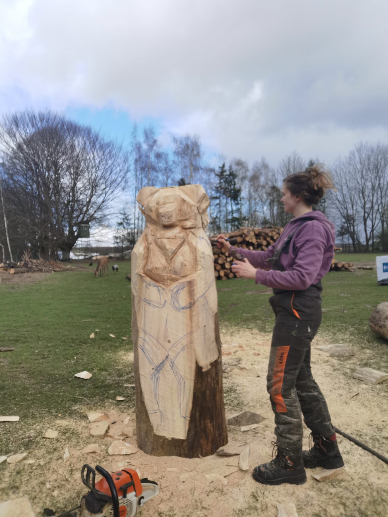 Bär Skulptur – Bild 3