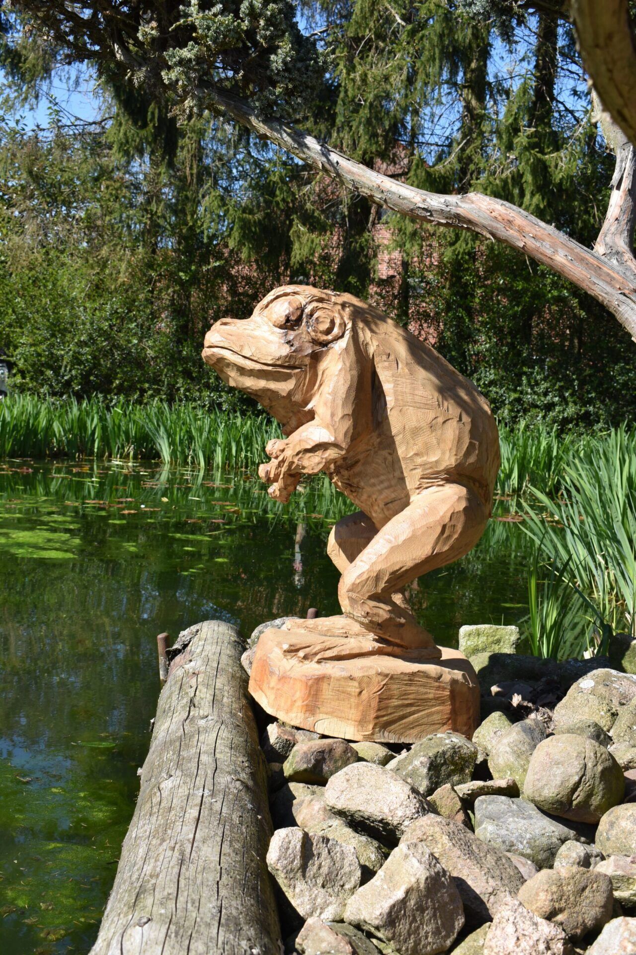 Gartenfigur Frosch
