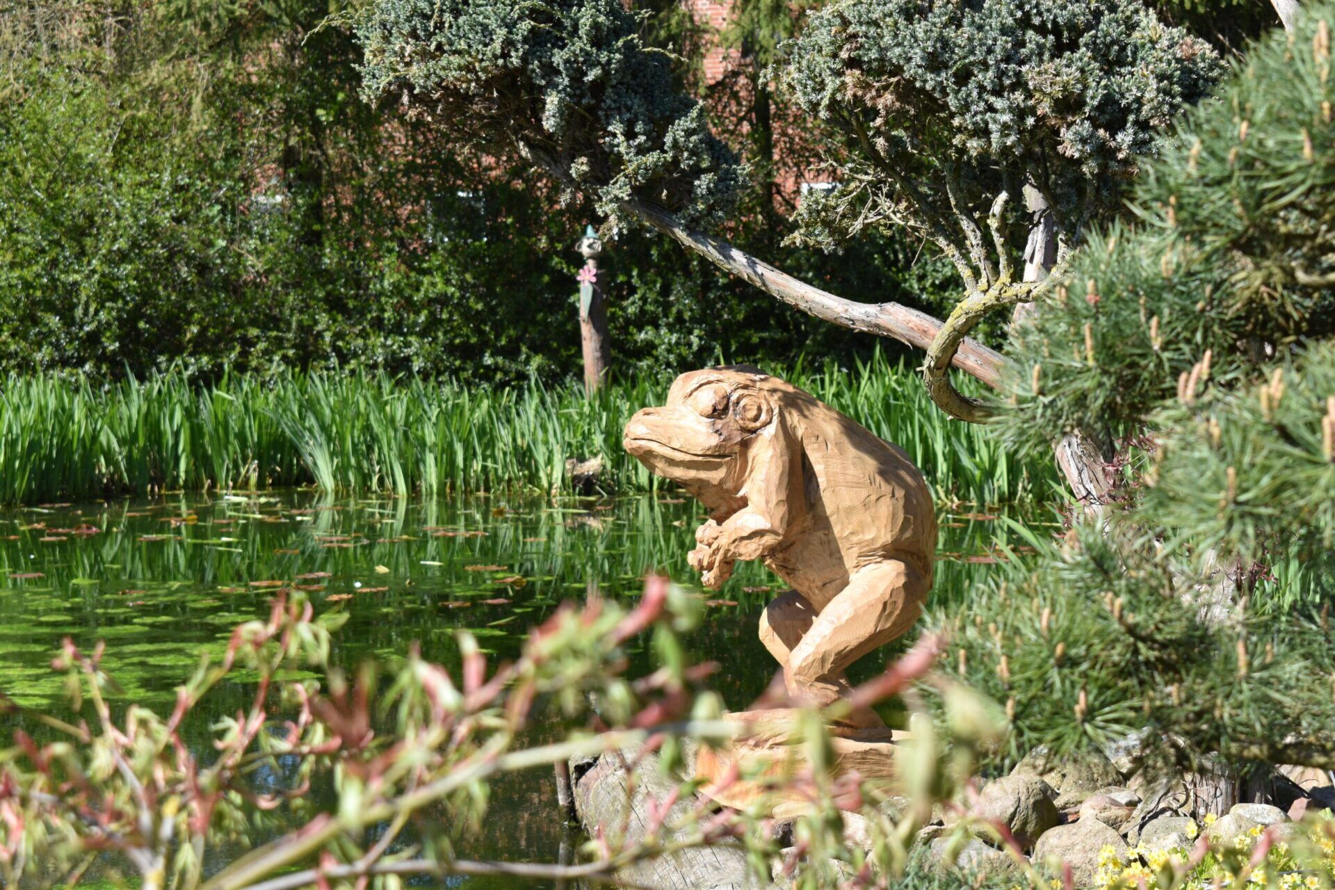 Gartenfigur Frosch – Bild 3
