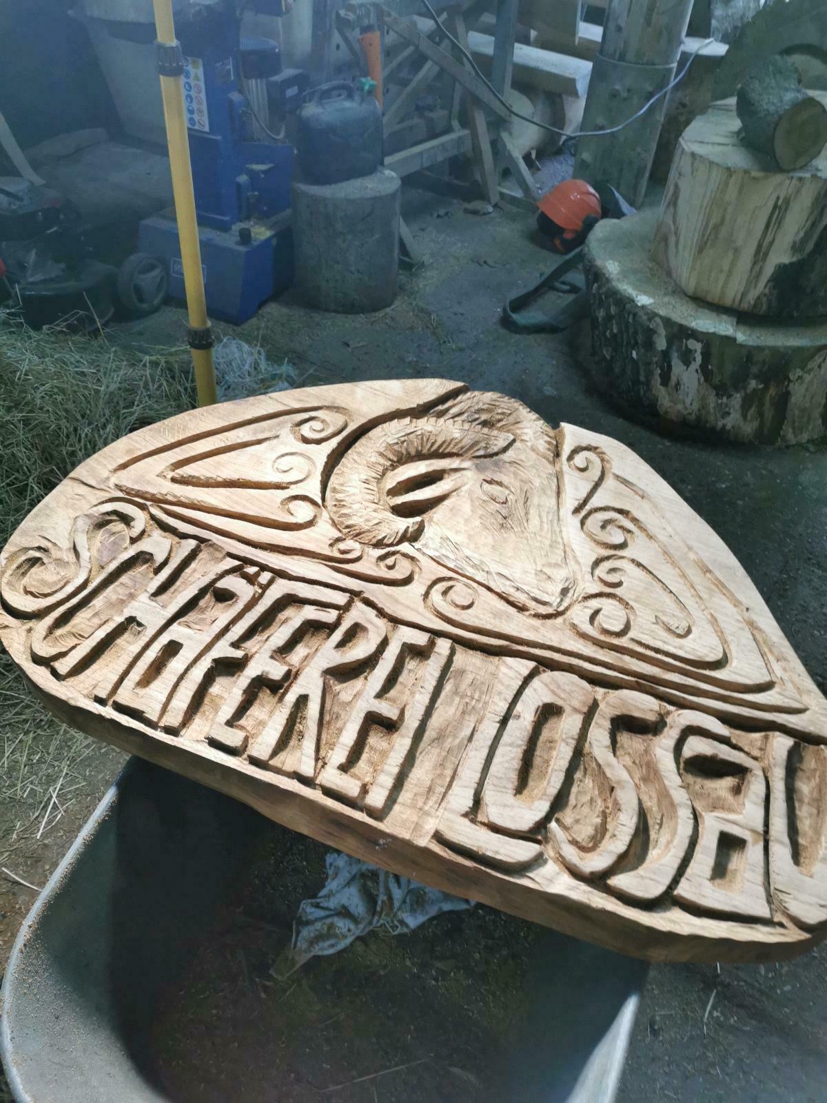 Werbeschild Holz – Bild 3