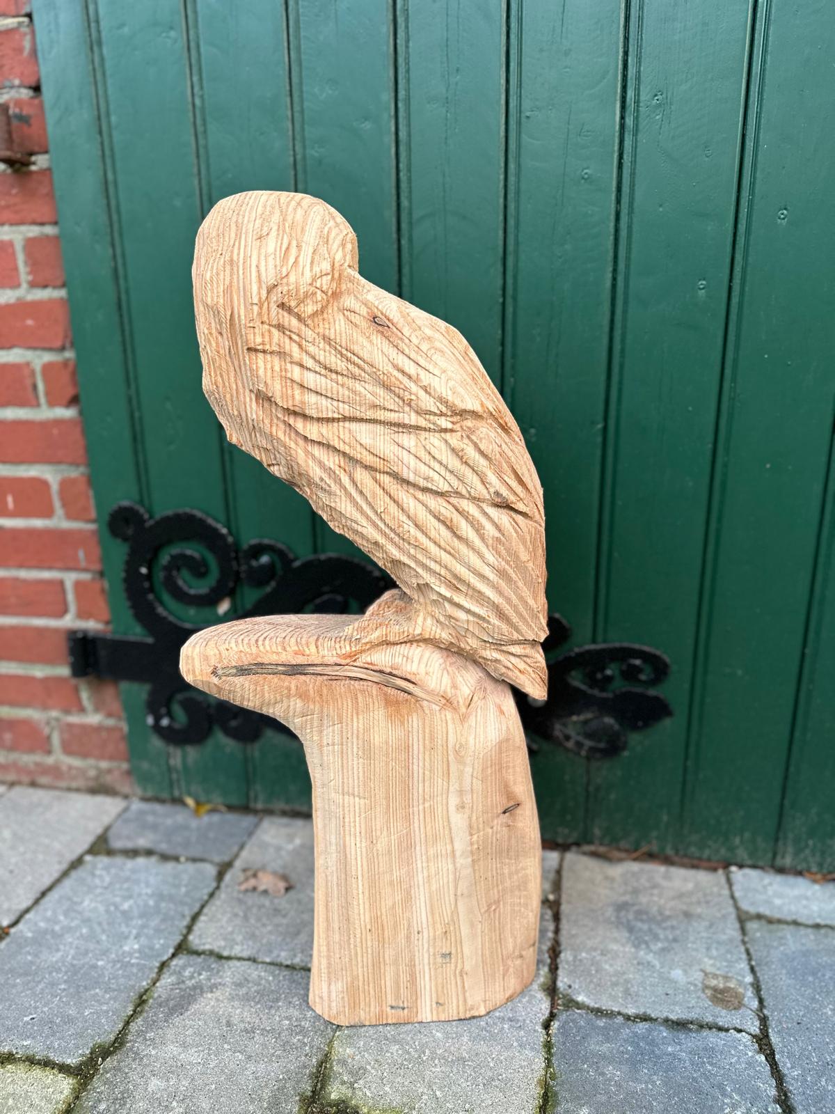 Eule aus Holz – Bild 2